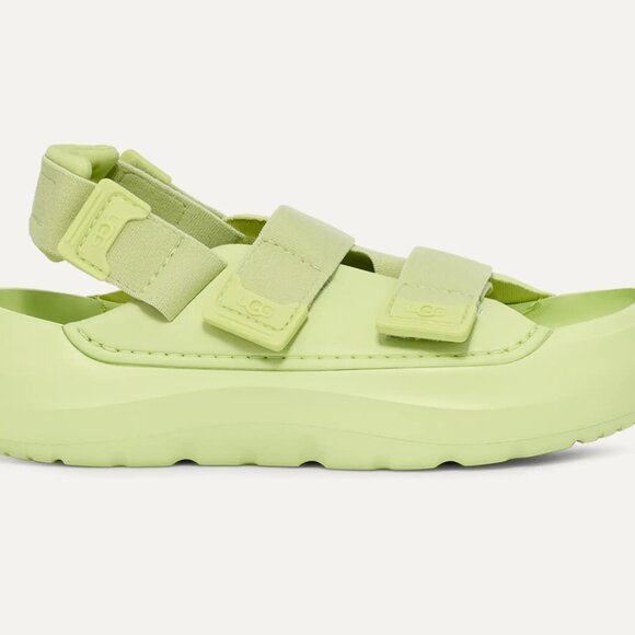 UGG Womens Size 8 Lime Green Stratus Platform Strappy Sport Sandals Like New - Picture 11 of 11